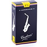 Vandoren Alto Saxophone Reeds Strength 2.5 Box of 10