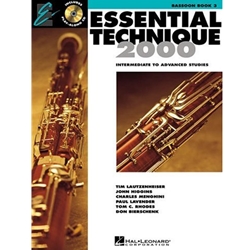 Essential Technique 2000 Basson Book 3 w/CD