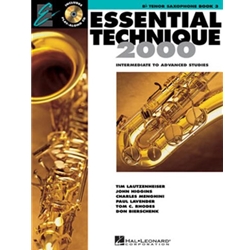 Essential Technique 2000 Tenor Sax Book 3 w/CD