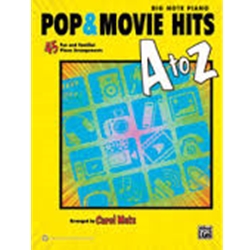 Pop & Movie Hits A to Z - Big-Note Piano