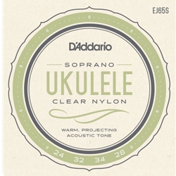 D'Addario Nylon Ukulele Strings Soprano