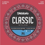 D'Addario Classic Nylon Classical Guitar Strings Hard