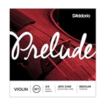 D'Addario Prelude Violin E String, 3/4 Scale, Medium Tension