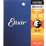 Elixir Nanoweb Electric Guitar Strings Light