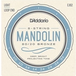 D'Addario Phosphor Bronze 8-String Mandolin Strings Light