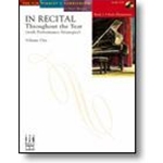 In Recital® Throughout the Year (with Performance Strategies) Volume One, Book 1 Piano