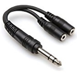 Hosa 1/4" Male to Dual 3.5MM Female Y Cable