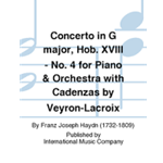 Concerto in G Major Haydn Veyron