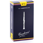 Vandoren Traditional Bb Clarinet Reeds Strength 3.5 Box of 10