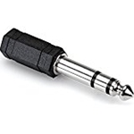 Hosa 3.5 mm TRS to 1/4 in TRS Adaptor