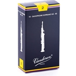 Vandoren Soprano Saxophone Reeds Strength 2 Box of 10