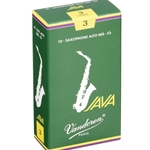 Vandoren Java Alto Saxophone Reeds Strength 3 Box of 10