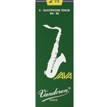 Vandoren Java Tenor Saxophone Reeds Strength 2.5 Box of 5