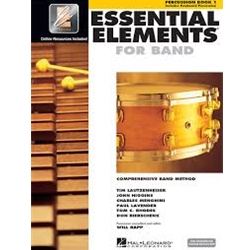 Essential Elements 2000 Percussion Book 1 w/CD-ROM