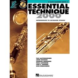 Essential Technique 2000 Alto Clarinet Book 3 w/CD