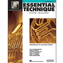 Essential Technique 2000 French Horn Book 3 w/CD