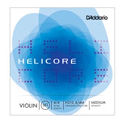 D'Addario Helicore Violin String Set, 4/4 Scale, Medium Tension