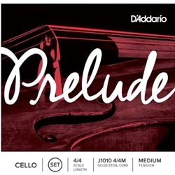 D'Addario Prelude Cello D String, 4/4 Scale, Medium Tension