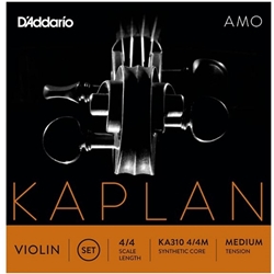 Kaplan Amo Violin String Set, 4/4 Scale, Medium Tension