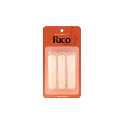 Rico Bass Clarinet Reeds, Box of 3 Strength 3