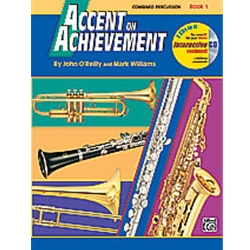 Accent on Achievement Book 1 Combined Percussion S.D., B.D., Access. & Mallet Percussion