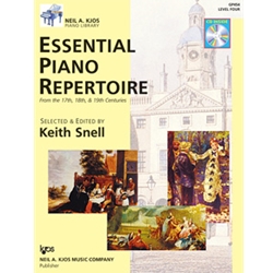 ESSENTIAL PIANO REPERTOIRE-LEVEL 4-BOOK&CD NAK PA LIB