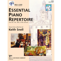 ESSENTIAL PIANO REPERTOIRE-LEVEL 8-BOOK&CD NAK PA LIB