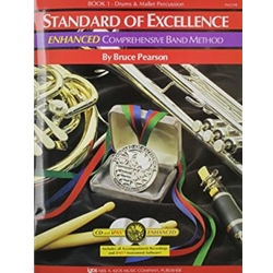 STANDARD OF EXCELLENCE ENHANCED BK 1, DRUMS & MALLET PERCSSN SOE