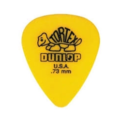 Pick,Tortex,.73 Yellow,12, Dunlop