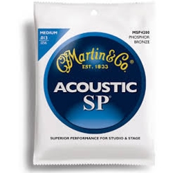 Martin MA550 Authentic Acoustic Superior Performance 92/8 Phosphor Bronze Guitar Strings - .013-.056 Medium