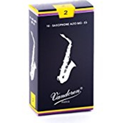 Vandoren Alto Saxophone Reeds Strength 2 Box of 10