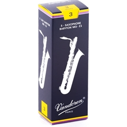 Vandoren Baritone Saxophone Reeds Strength 3 Box of 5