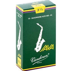 Vandoren Java Alto Saxophone Reeds Strength 3.5 Box of 10