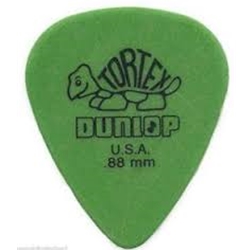 Dunlop Tortex Picks 0.88mm Green