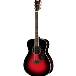 Yamaha FS830 Small Body Acoustic Guitar - Dusk Sun Red